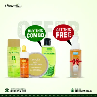 Oporajita Acne Cure Combo Get Revive Tonic